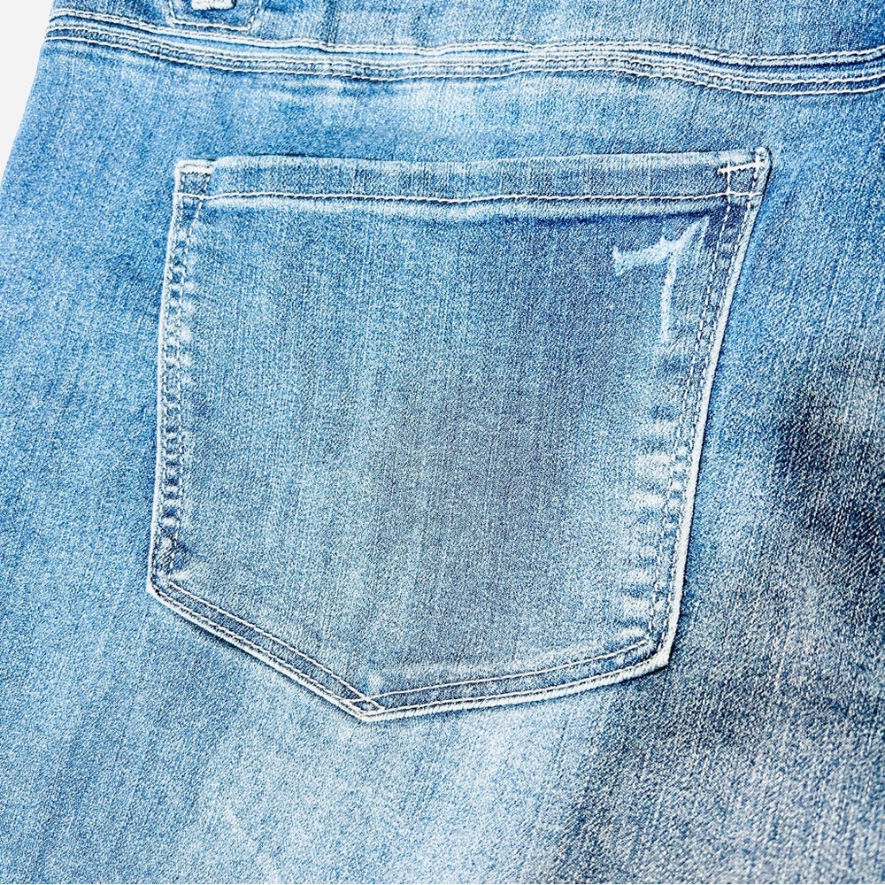 Democracy jeans Ab Solution skinny jeans distressed stretchy women Size 18 - Picture 12 of 14